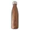 Waterfles Hout Donkerbruin - 500 ml - Insulated