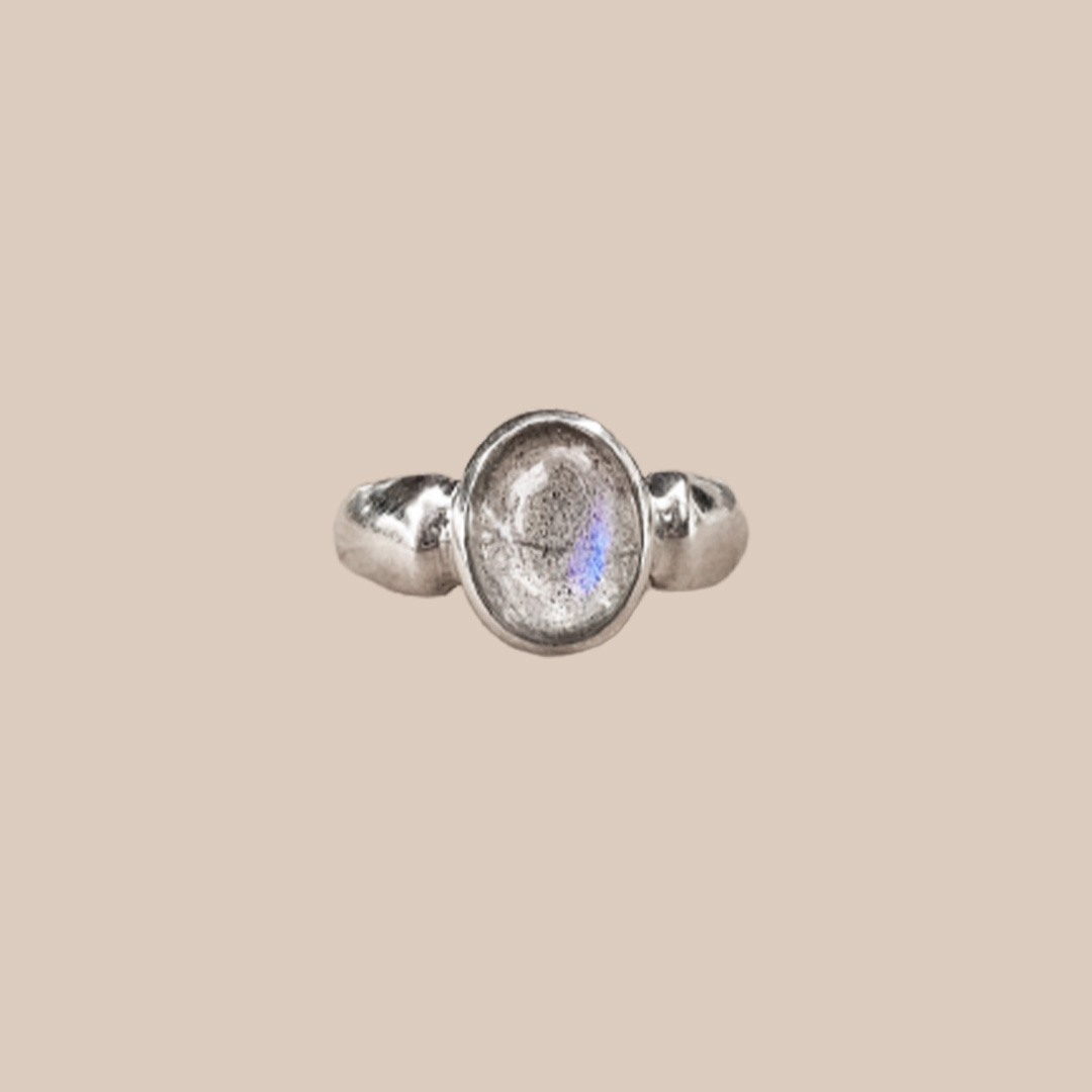 Labradoriet Ring - Luxe